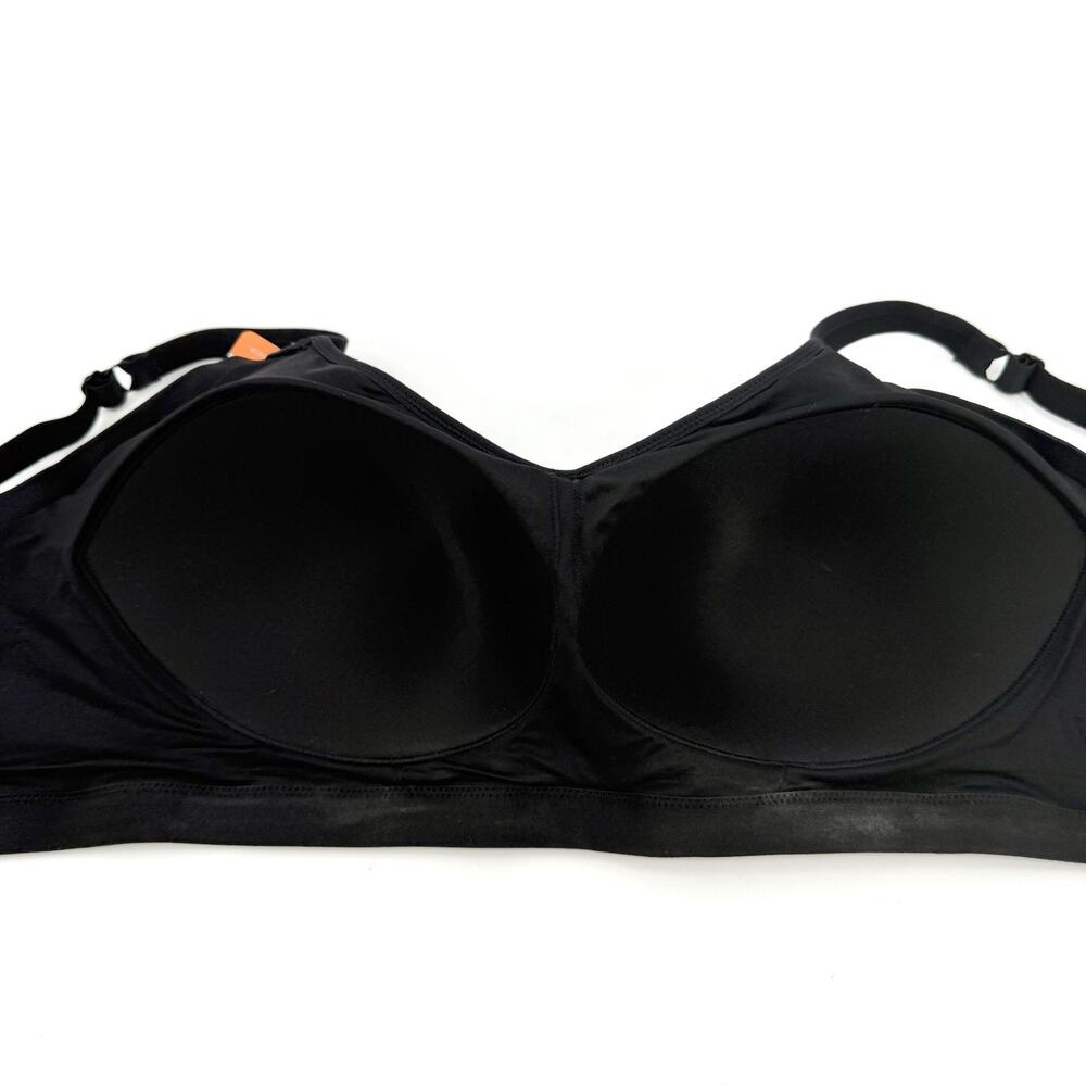 Warners Lightly Lined Wireless Bra “All You Need” Black Womens's 3XL Comfy - Picture 5 of 8
